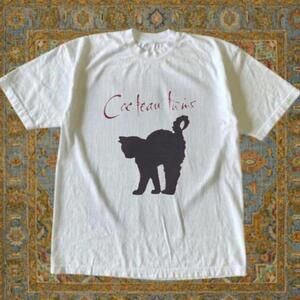 Gildan Men White T-Shirt, White Cocteau Twins Graphic Tee